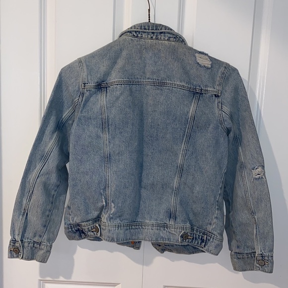 OLD NAVY DENIM DISTRESSED JACKET - Picture 2 of 4